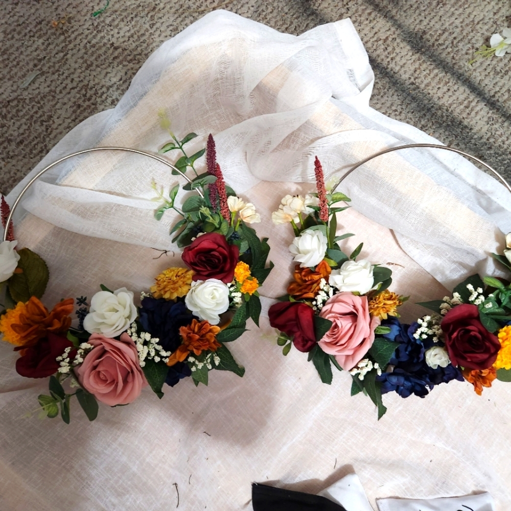 Wedding bridesmaids rings decor